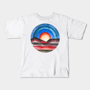 Geometric landscapes 01 Kids T-Shirt